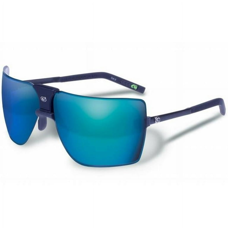 Gargoyles Classic Black Frame Smoke w/Blue Mirror Lens Sunglasses 