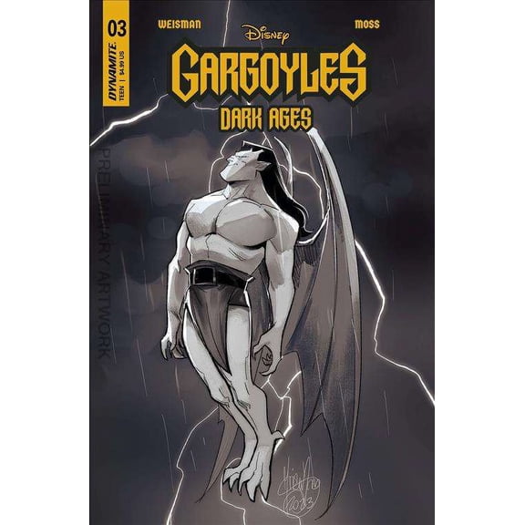 Gargoyles: Dark Ages #3K VF ; Dynamite Comic Book