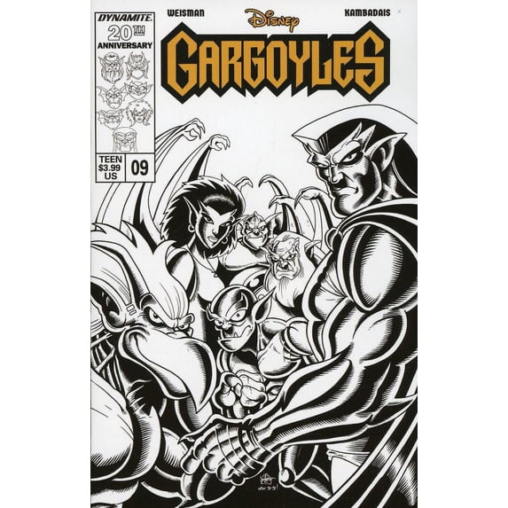 Gargoyles (Dynamite) #9R VF ; Dynamite Comic Book