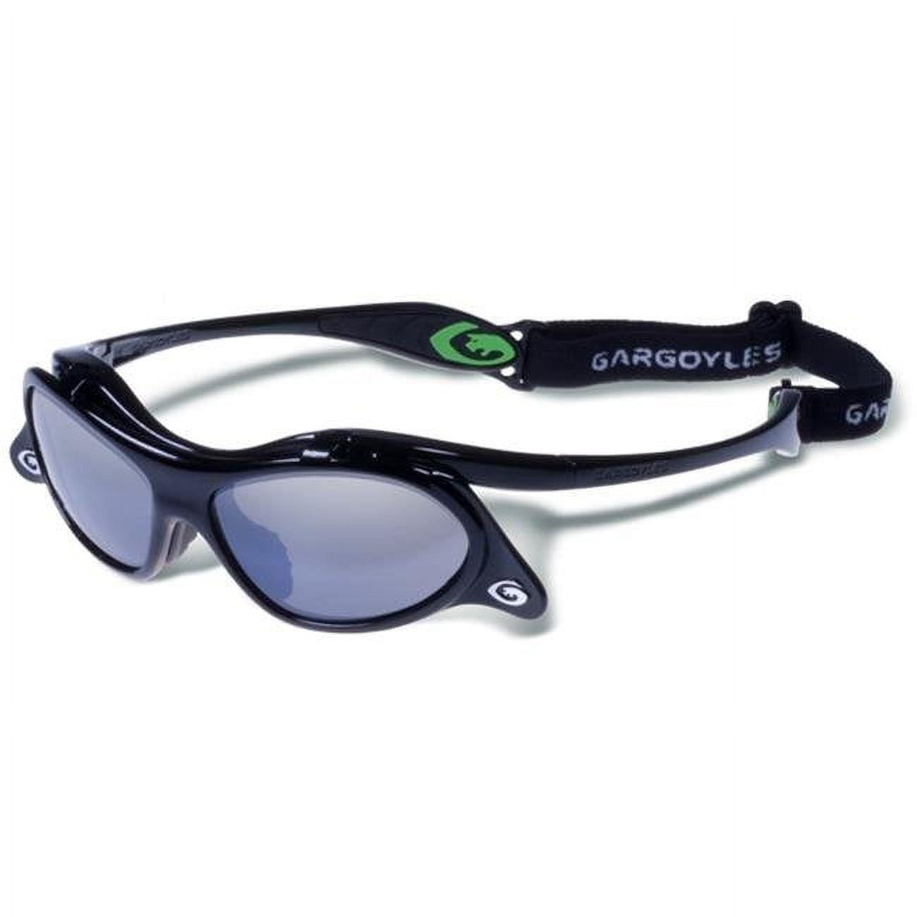 Gargoyles Gamer Black Smoke Silver Sunglasses 