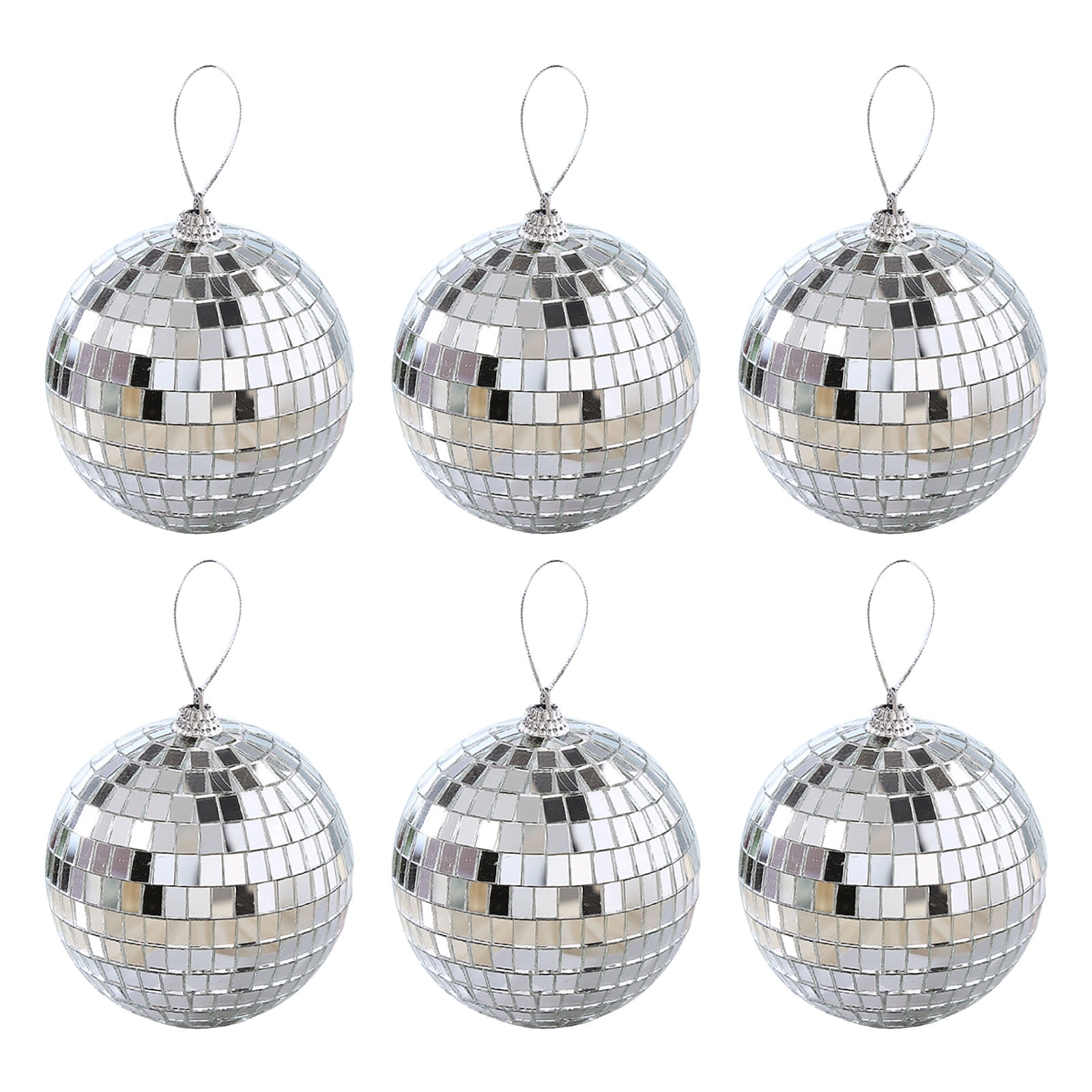 Garhelper Christmas Decoration Ball Light Weight Silvery For Weddings