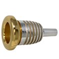 thumbnail image 1 of Garibaldi R23 Elite Trombone Silver Plated Single-Cup Gold-Plated Rim Mouthpiece Size R23, 1 of 5