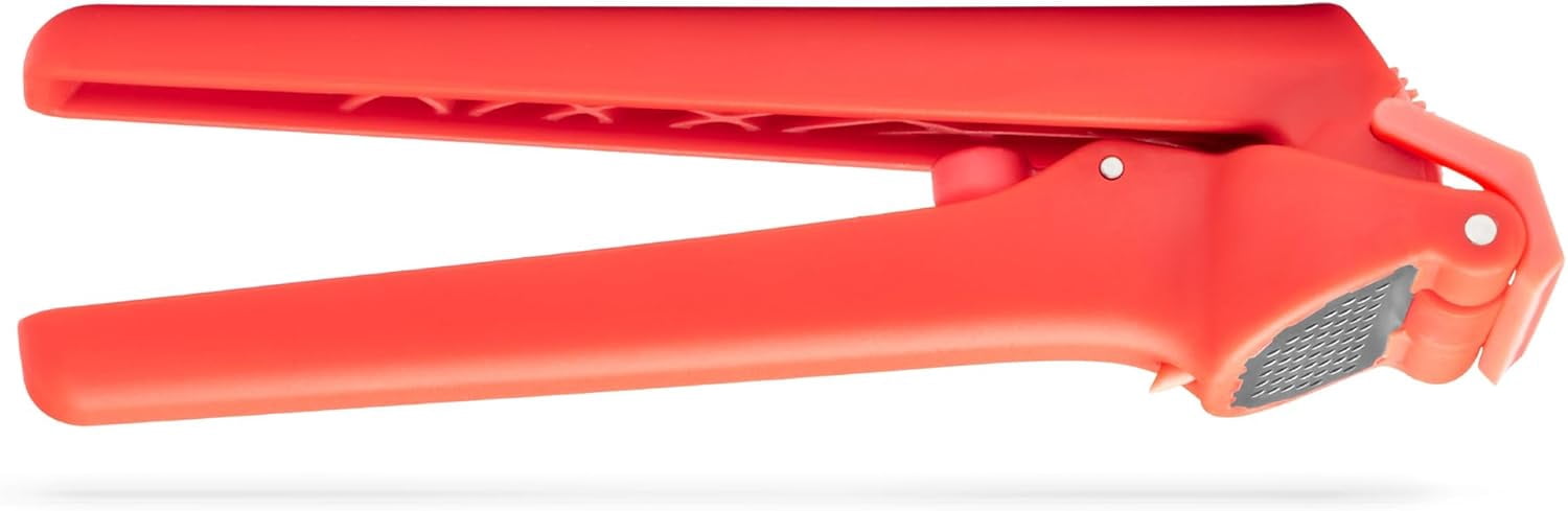 Garject Lite 2-In-1 Garlic Peeler, Press & Mincer with Peel Ejector, Nylon - Red