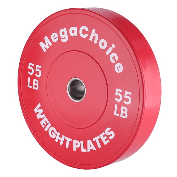 Garland 2 Inch Rubber Bumper Weight Plates, Change Weight Plates, Fitness Weightlifting Plates Set, 1pc 10,15,25,45,55 Lbs Pairs Options, Strength Training Weight Plates for beginners Home Gym