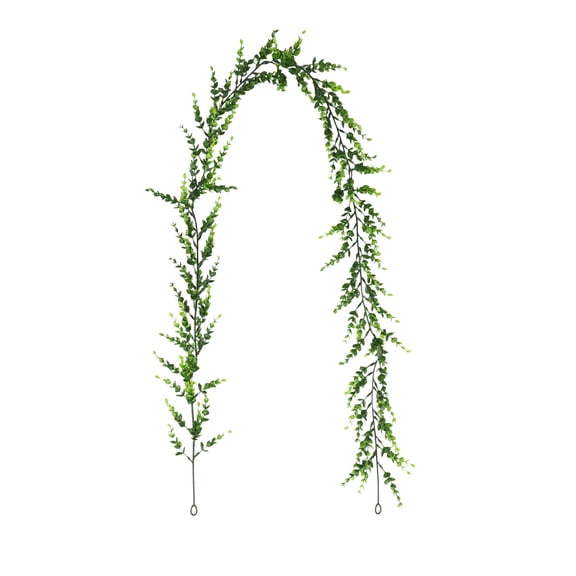 Garland Artificial Ivy Garland With Fake Hanging Vines And Fake Ivy Leaves For Table Decor Green Hanging Vines Version A This Artificial Vines Plant Made Of Plastic Material Is 72.83 Inche
