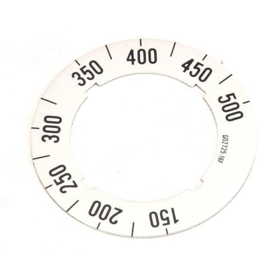 Garland Dial Insert (150F/500F) G02725-16 - Genuine OEM Replacement Part