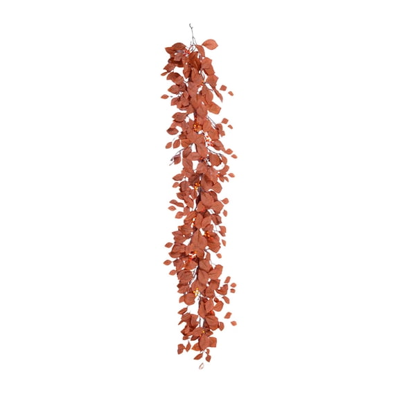 Garland Garland Realistic Artificial Fall Leaves Garlands Fall Porch Decor Falls Decor For Fireplace Mantle,78.7"