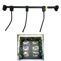 Garland Hanger for Door Frame, Front Door Garland Hanger, Front Door Garland Hanger Adjustable Heavy Duty Christmas Decoration Stand for Hanging Garlands
