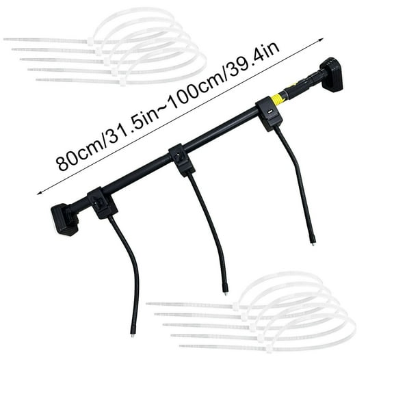 Garland Hanger for Door Frame, Heavy Duty Christmas Garland Hanger - Adjustable Outdoor Wreath Holder for Doors & Porches