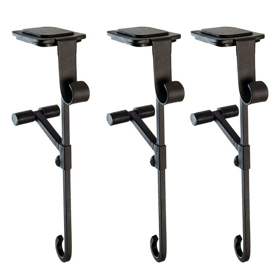 Garland Holder, 2-in-1 Fireplace Stocking and Garland Hanger, Metal Halloween Christmas Stocking Holder, No Drill 1PC