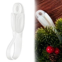 Garland Hooks,1PCS Christmas Garland Hangers for Mantle,Wreath Ties Silicone Adhesive Stocking Holder for Front Door Frame Fireplace Stairways,Clear Garland Hooks