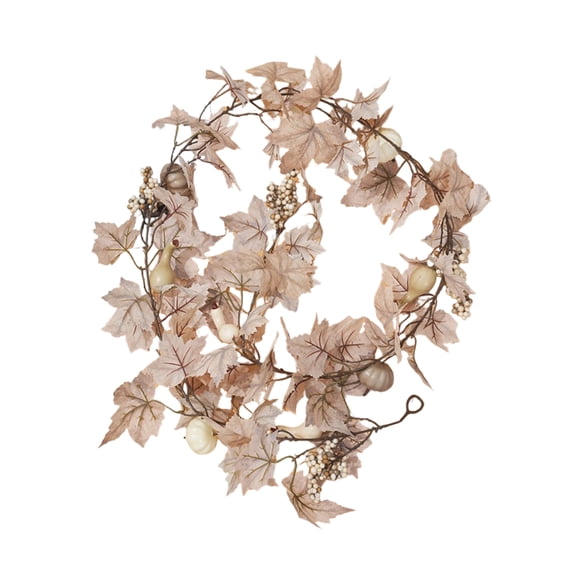 Garland Neutral Fall Foliage 70 Inch Single Piece for Halloween Thanksgiving Farmhouse Mantel Table Home Decor
