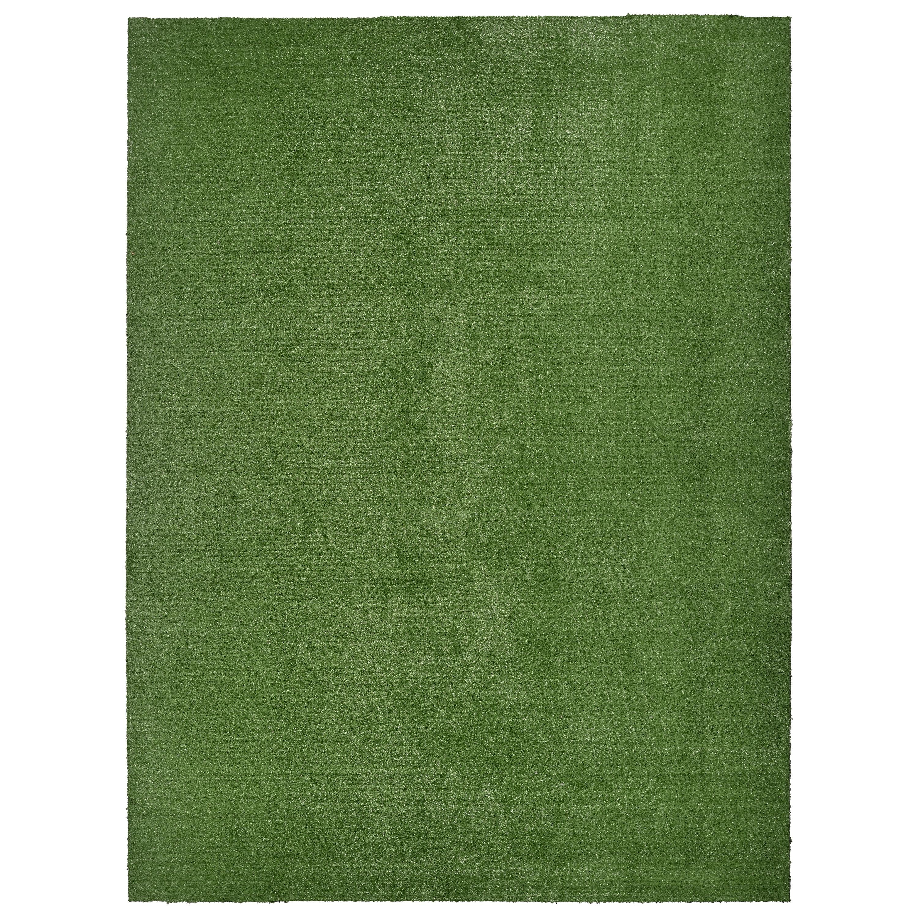 Garland Rug Artificial Grass Green Indoor/Outdoor Area Rug, 12' x 21'