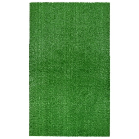 Garland Rug Artificial Grass Green Indoor/Outdoor Area Rug, 9' x 12'