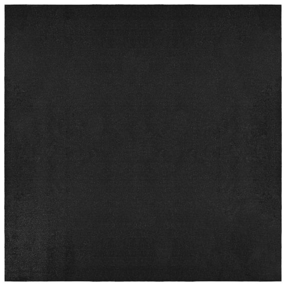 Garland Rug Artificial Grass Black Indoor/Outdoor Area Rug, 12' x 12'