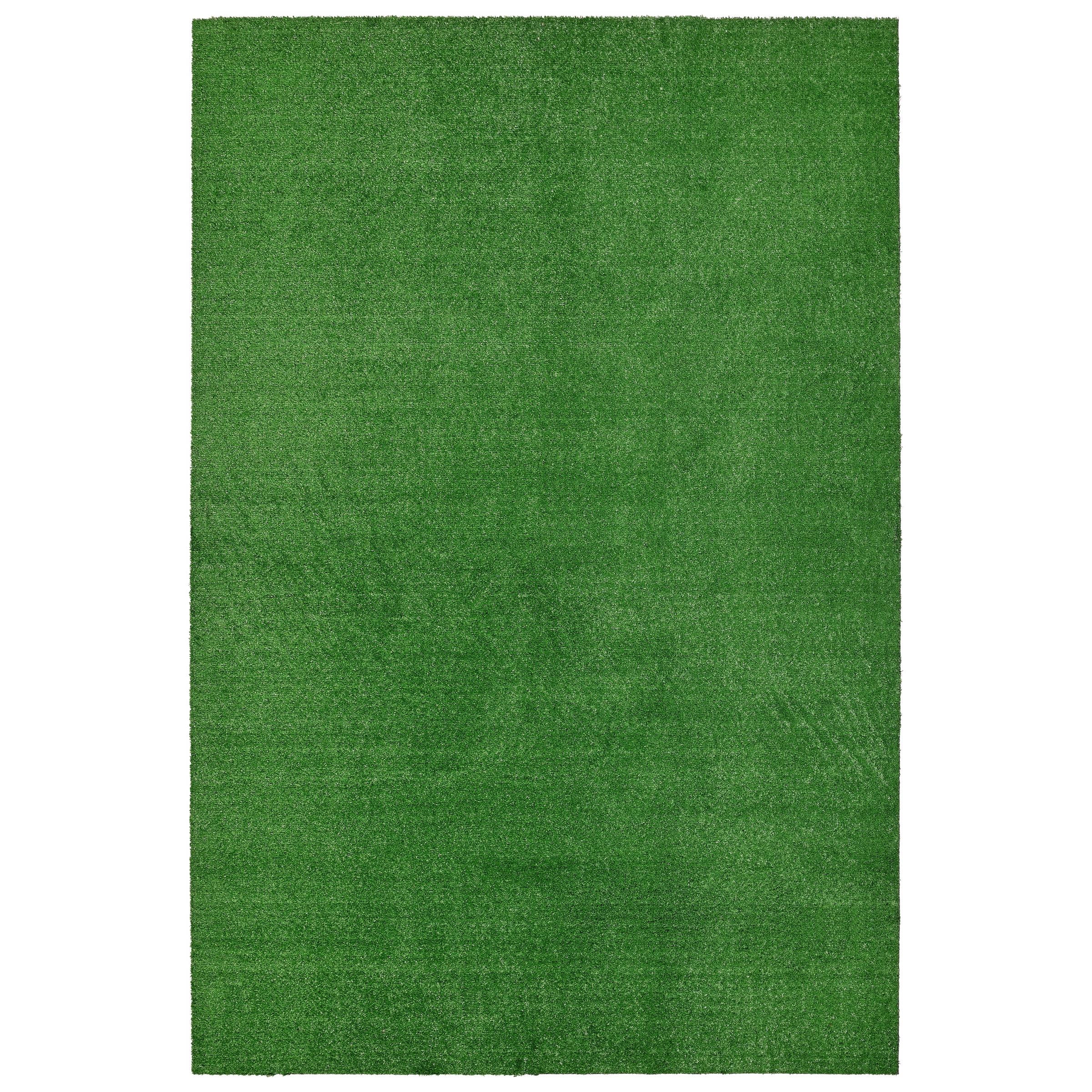 Garland Rug Artificial Grass Green Indoor/Outdoor Area Rug, 4' x 6'