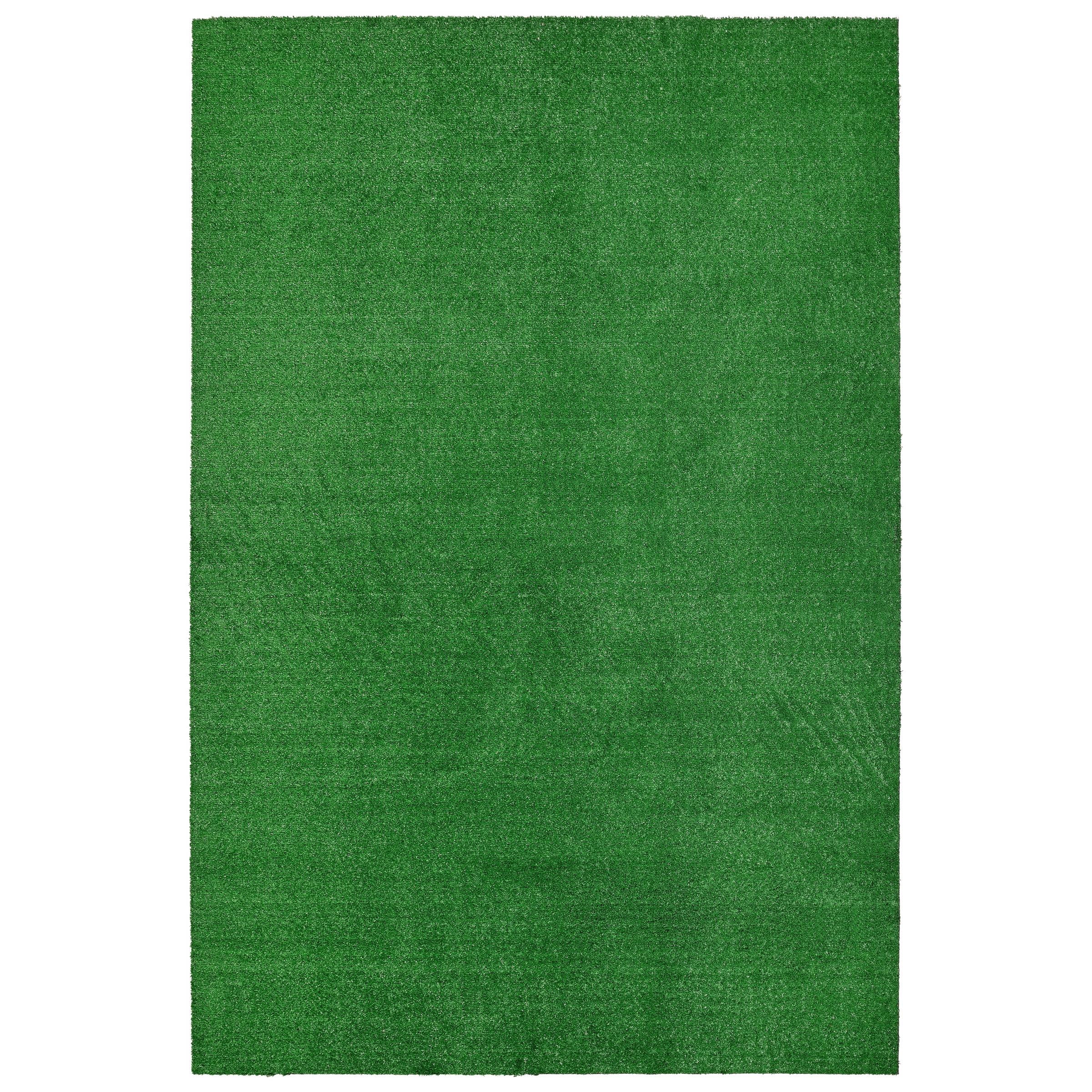 Garland Rug Artificial Grass Green Indoor/Outdoor Area Rug, 5' x 7'