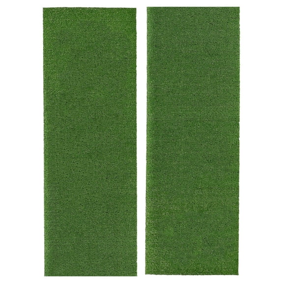 Garland Rug Artificial Grass Green Indoor/Outdoor Runner Rug, 2'x 5', 2 Pack