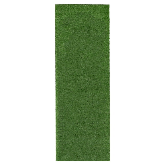Garland Rug Artificial Grass Green Indoor/Outdoor Runner Rug, 2' x 7'