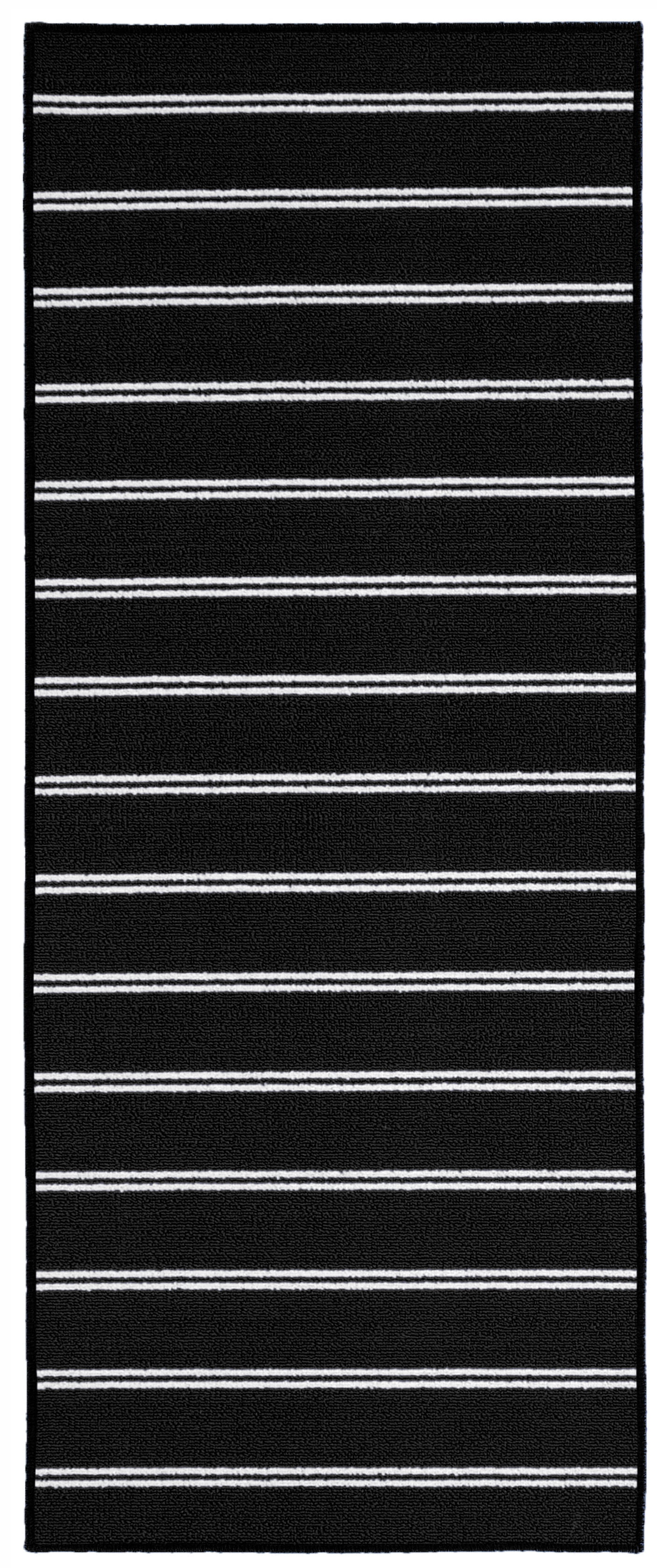 Garland Rug Avery Black Indoor Area Rug, 2' x 5'