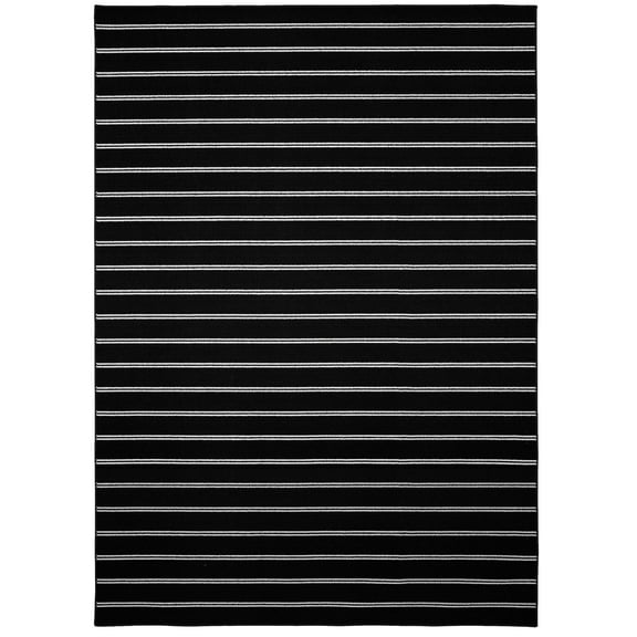 Garland Rug Avery Black Indoor Area Rug, 9' x 12'