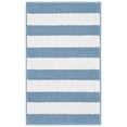 thumbnail image 1 of Garland Rug Beach Stripe Washable Basin Blue/White Bathroom Rug, 21" x 34", 1 of 5