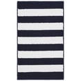 thumbnail image 1 of Garland Rug Beach Stripe Washable Navy/White Bathroom Rug, 21" x 34", 1 of 6
