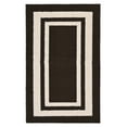 thumbnail image 1 of Garland Rug Borderline Polypropylene Mocha/Tan Indoor/Outdoor Accent Rug, 24" x 40", 1 of 7
