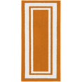 thumbnail image 1 of Garland Rug Borderline Polypropylene Orange/White Indoor/Outdoor Runner Rug, 2' x 5', 1 of 5