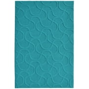 Garland Rug Brentwood Drizzle 7 ft. 6 in. x 9 ft. 6 in. Large Area Rug Teal