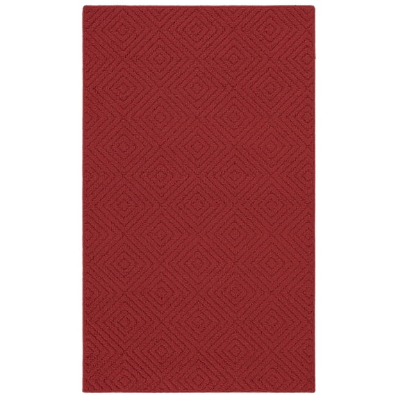 Garland Rug Brentwood Jasmine Chili Red Indoor Area Rug, 3' x 5'