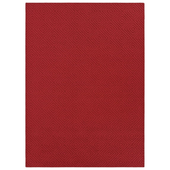 Garland Rug Brentwood Jasmine Chili Red Indoor Area Rug, 5' x 7'