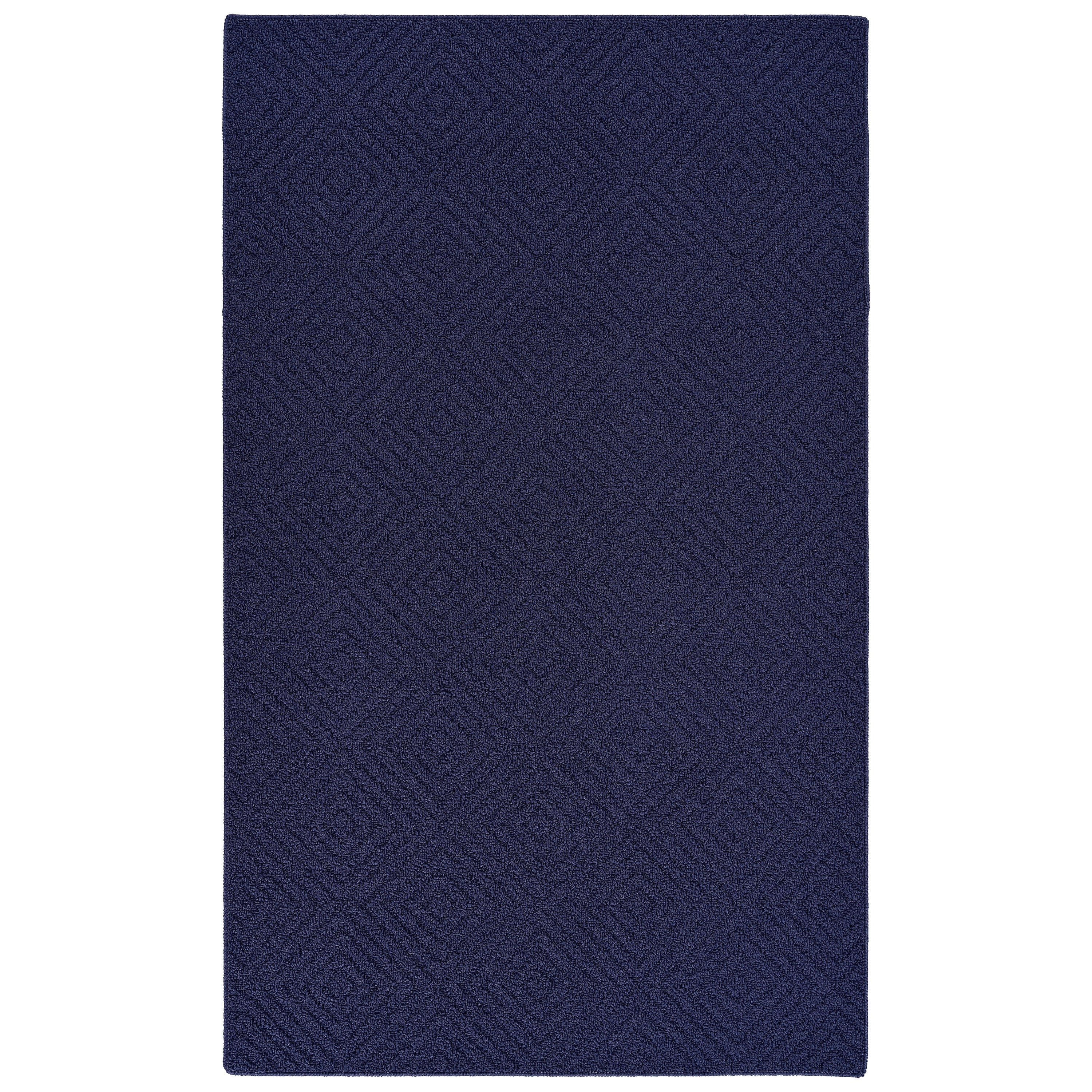 Garland Rug Brentwood Jasmine Navy Indoor Area Rug, 3' x 5'