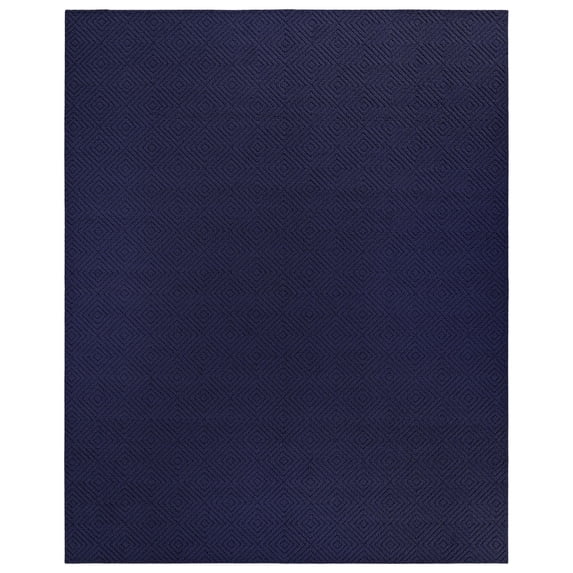 Garland Rug Brentwood Jasmine Navy Indoor Area Rug, 8' x 10'