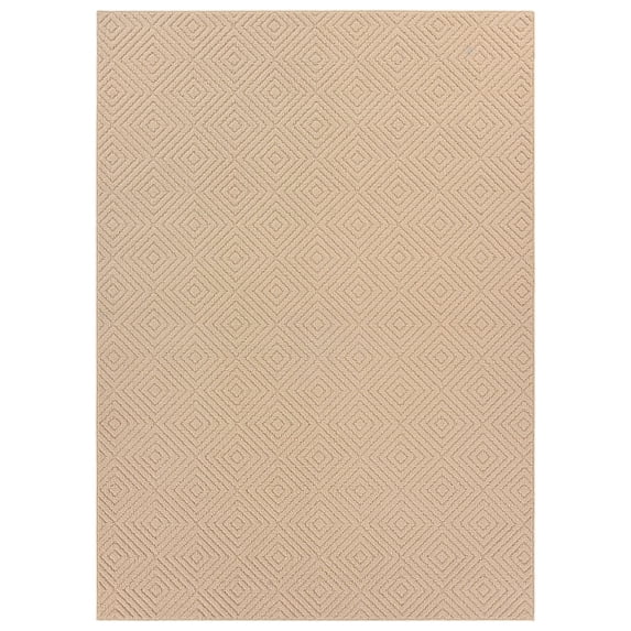 Garland Rug Brentwood Jasmine Tan Indoor Area Rug, 5' x 7'