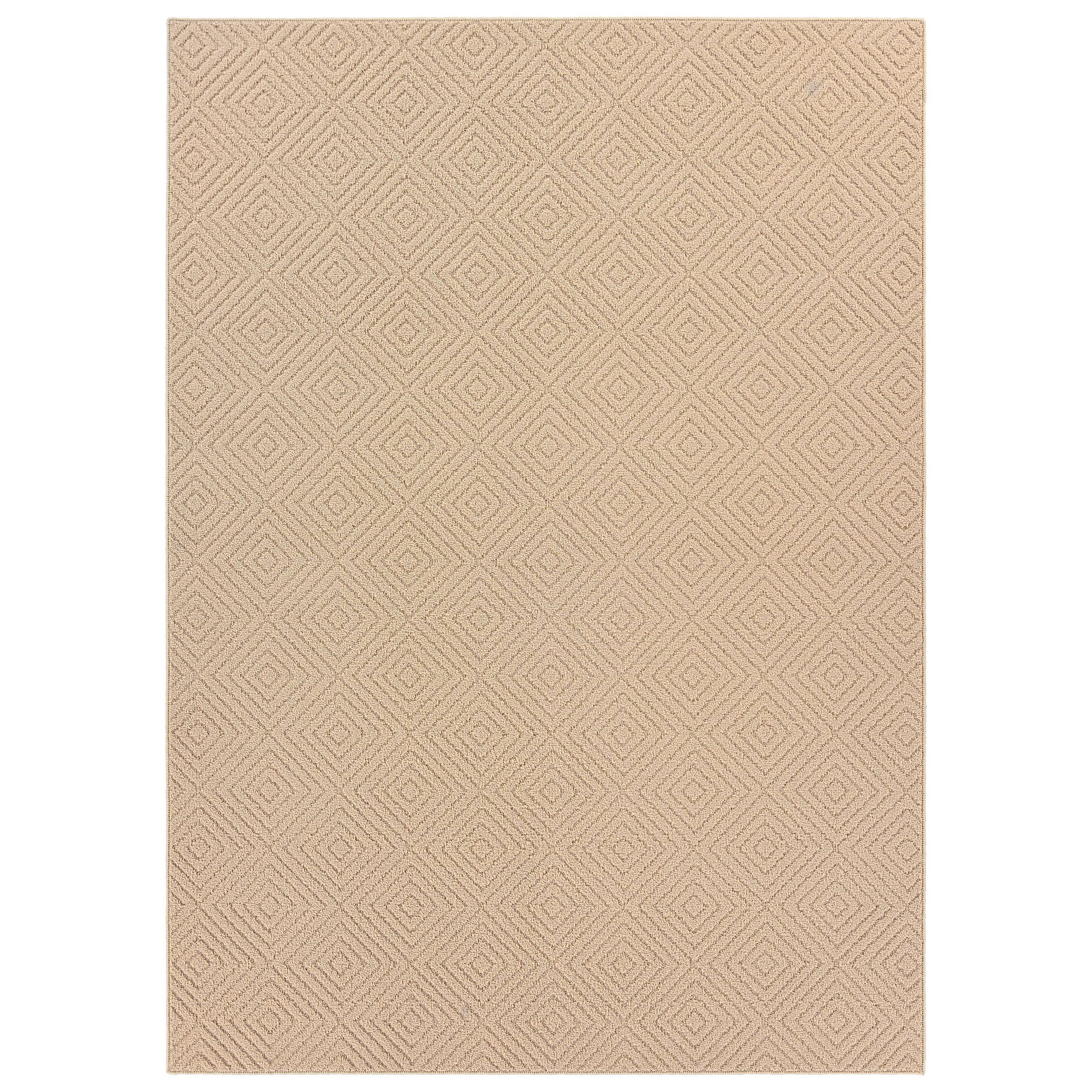 Garland Rug Brentwood Jasmine Tan Indoor Area Rug, 6' x 9'