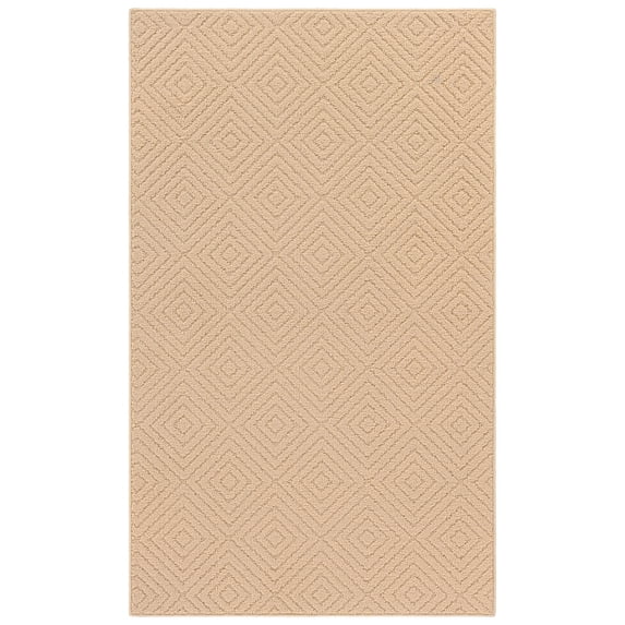 Garland Rug Brentwood Jasmine Tan Indoor Runner Rug, 3' x 8'