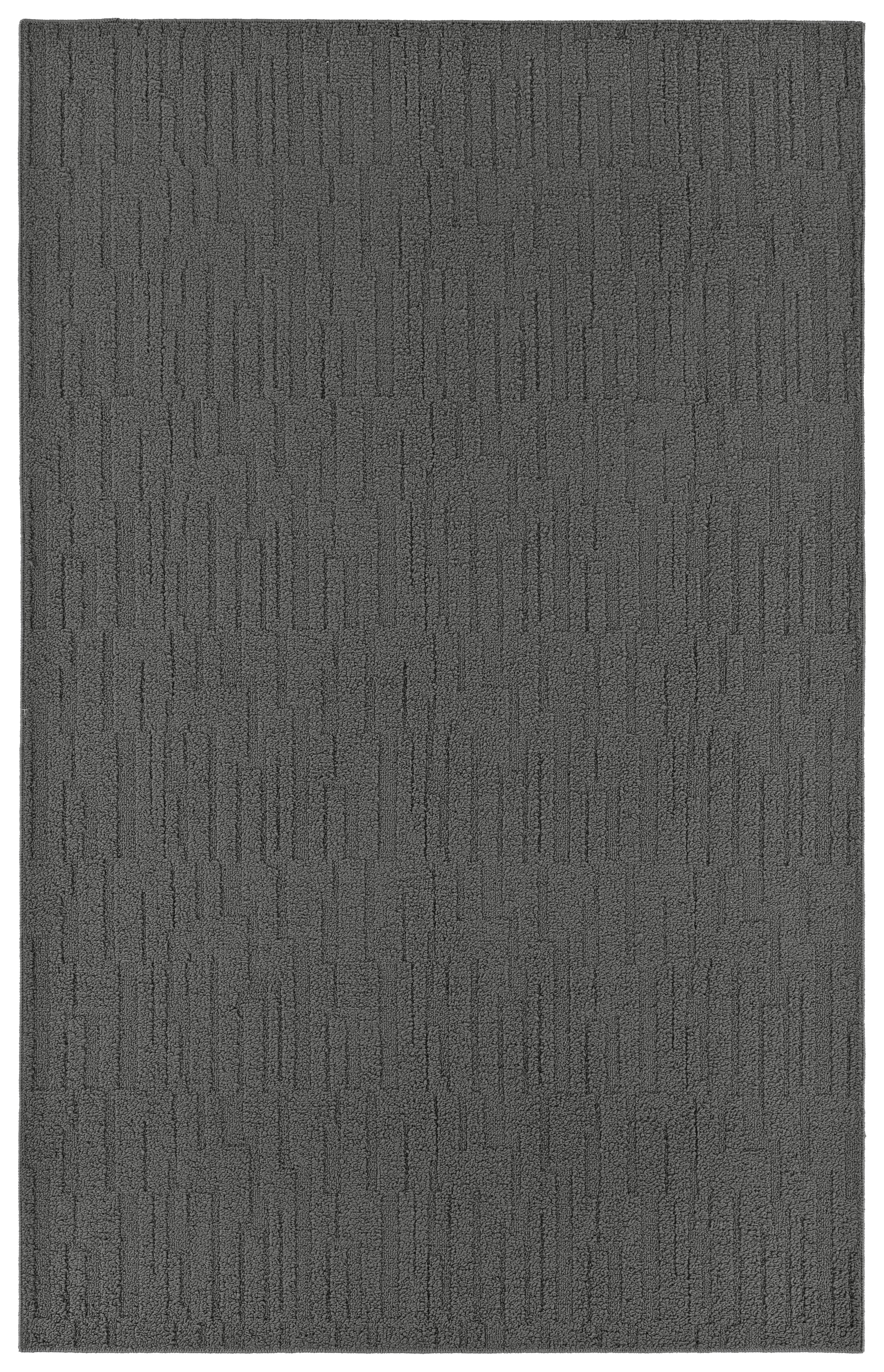 Garland Rug Brentwood Pixel Cinder Gray Indoor Area Rug, 9' x 12'