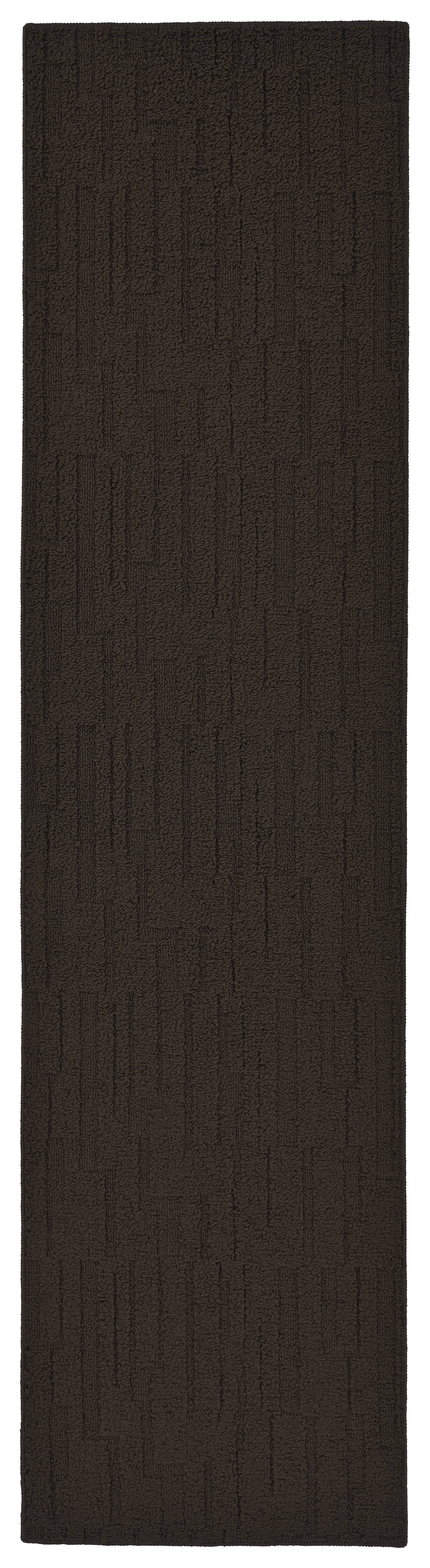 Garland Rug Brentwood Pixel Mocha Indoor Runner Rug, 2' x 8'