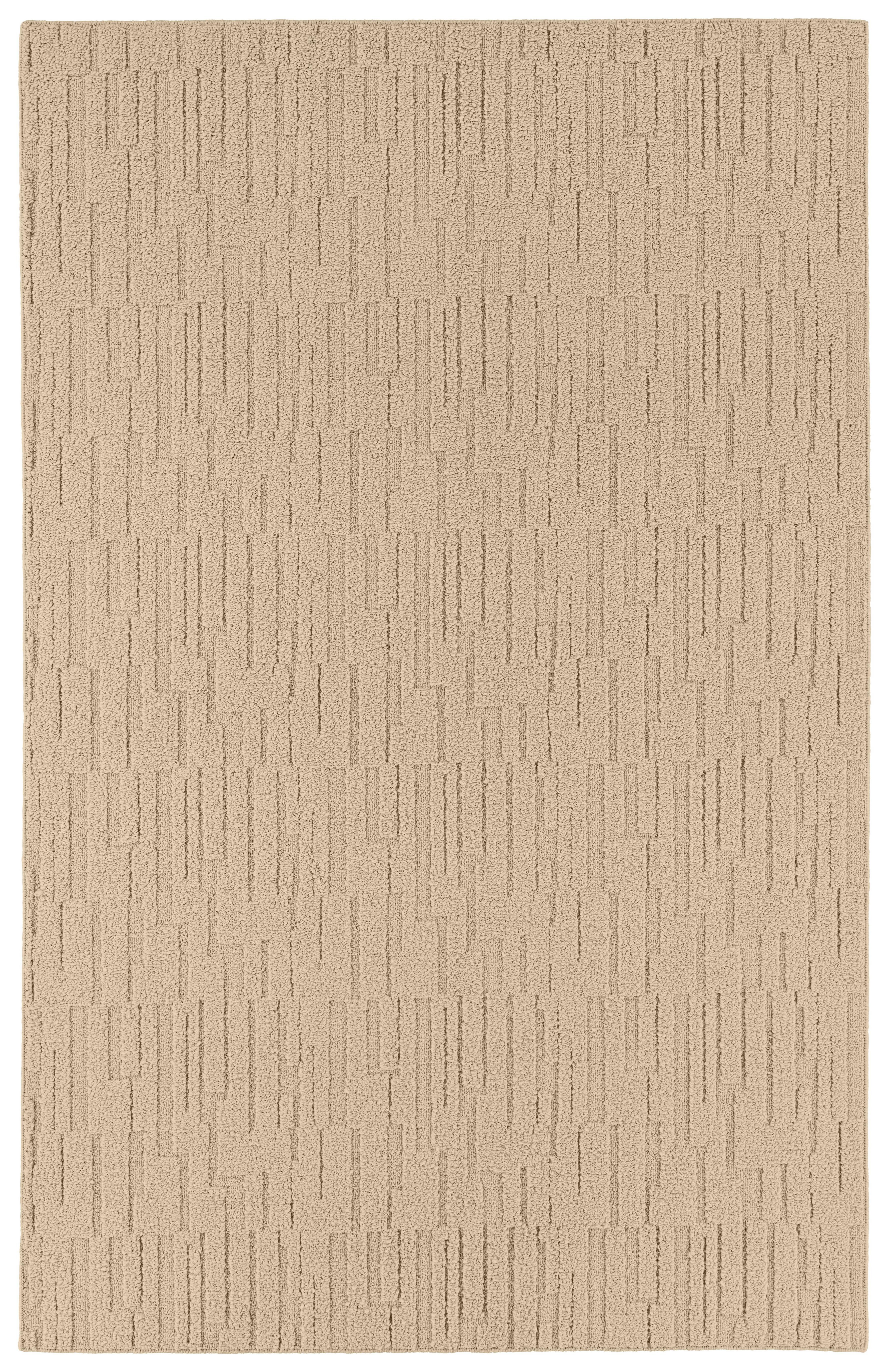 Garland Rug Brentwood Pixel Tan Indoor Area Rug, 9' x 12'