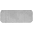 thumbnail image 1 of Garland Rug Cabernet Washable Nyon Platinum Gray Bathroom Runner, 22" x 60", 1 of 5