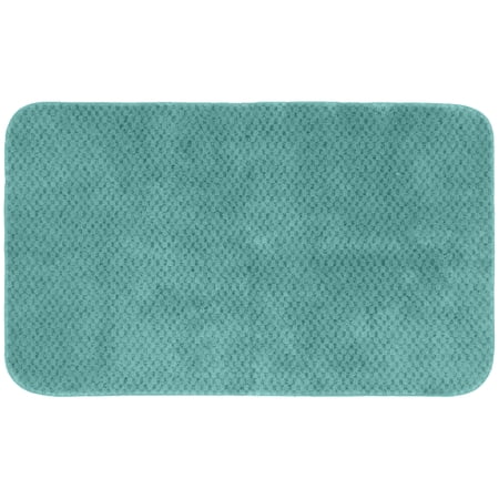 Garland Rug Cabernet Washable Nyon Sea Foam Bath Rug, 30" x 50"