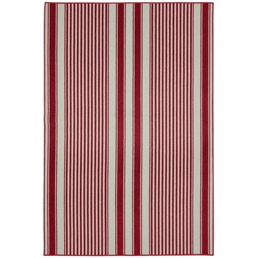 Garland Rug Cape Cod Chili Red Indoor Area Rug, 6' x 8'