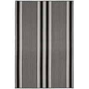 Garland Rug Cape Cod Polypropylene Black Indoor Area Rug, 6' x 8'
