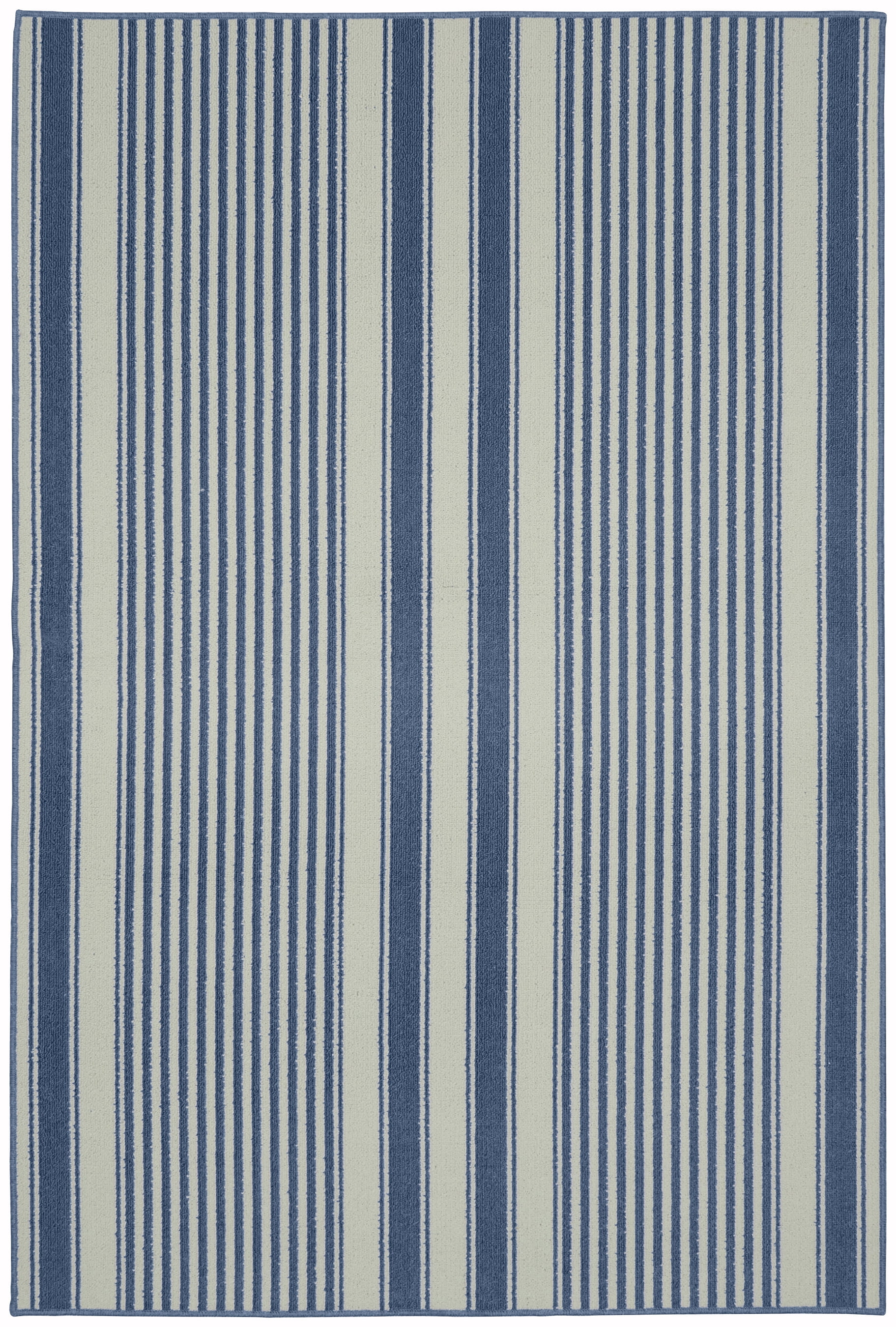 Garland Rug Cape Cod Polypropylene Sky Blue Indoor Area Rug, 6' x 8'