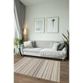 thumbnail image 1 of Garland Rug Carnival Stripe Assorted Earth Tones Indoor Area Rug, 6' x 9', 1 of 9