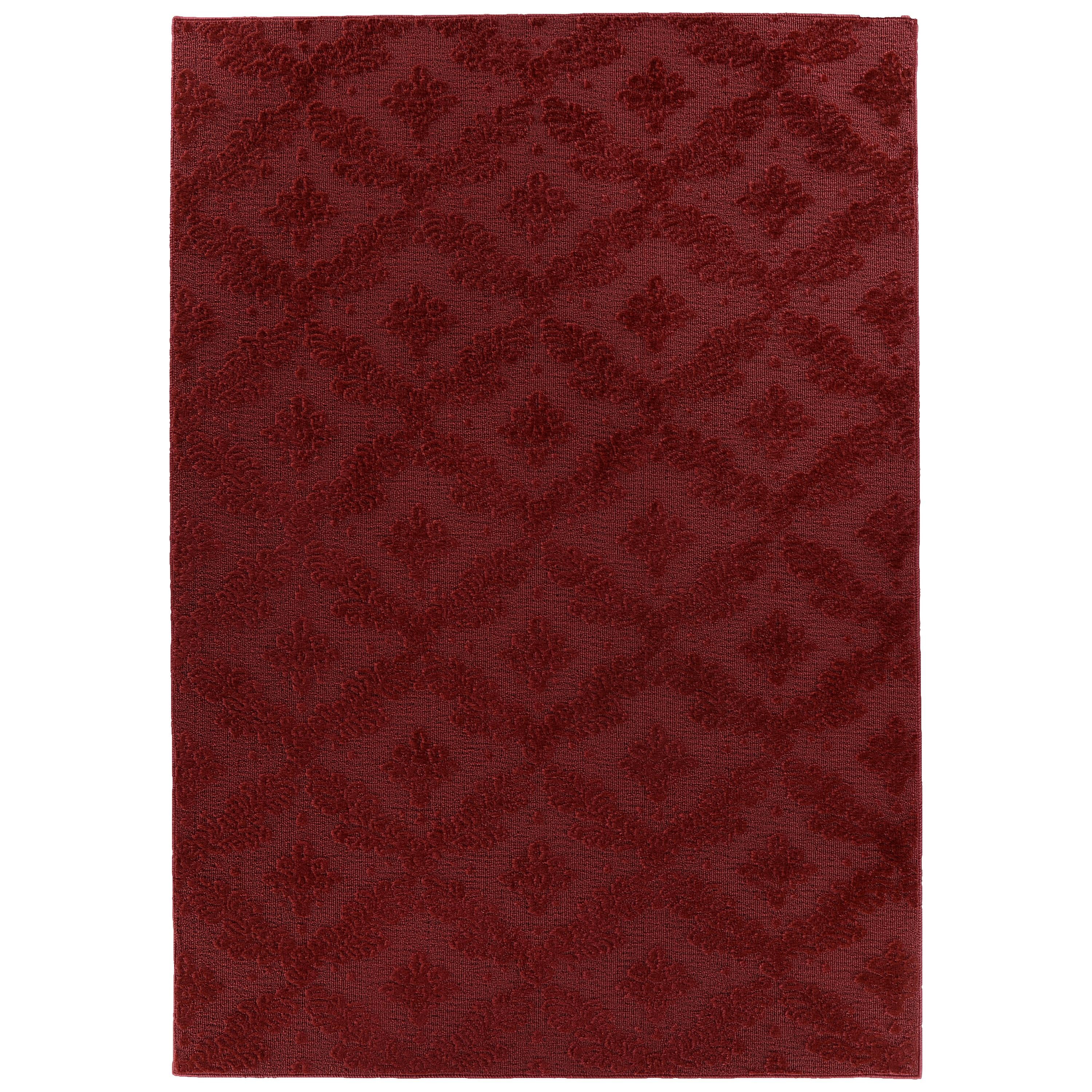 Garland Rug Charleston Polypropylene Chili Pepper Red Indoor Area Rug, 4' x 6'