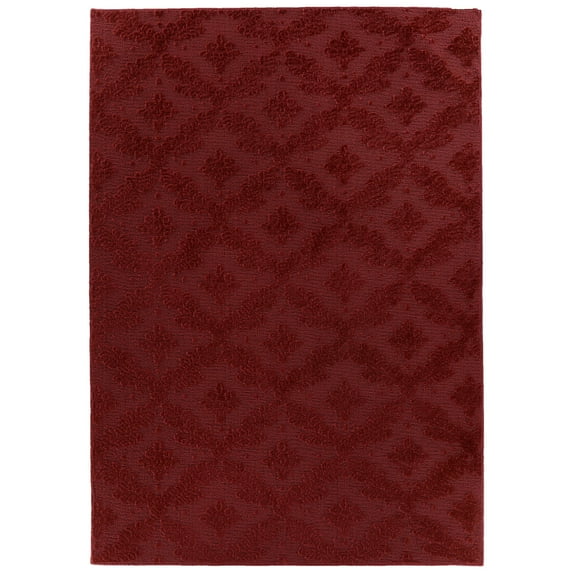 Garland Rug Charleston Polypropylene Chili Pepper Red Indoor Area Rug, 4' x 6'