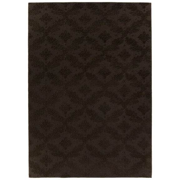 Garland Rug Charleston Polypropylene Mocha Indoor Area Rug, 4' x 6'