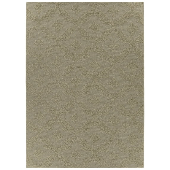 Garland Rug Charleston Polypropylene Tan Indoor Area Rug, 9' x 12'